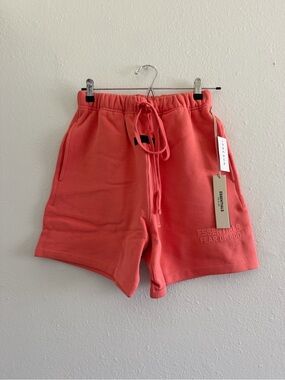 Fear of God Essentials 'Coral' Shorts